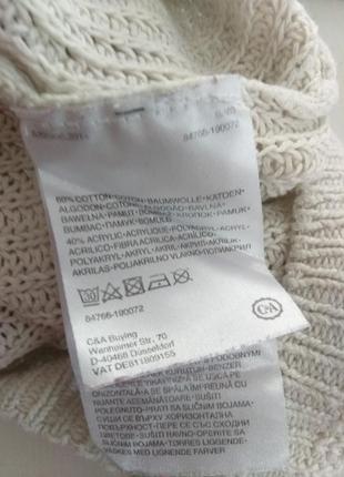 Тонкий ,вязаный свитер basics /арт.055 фото