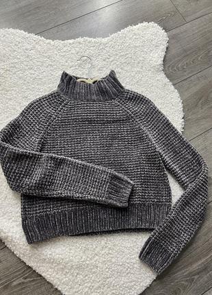 Серый свитер h&m 2