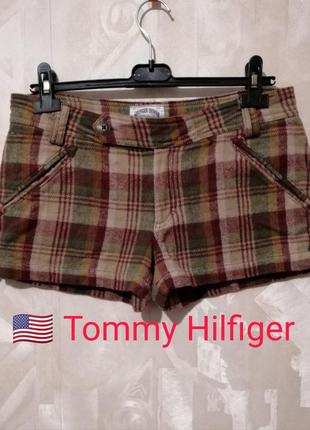 Женские шорты в клетку, короткие шорты tommy hilfiger.