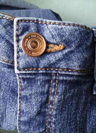 Бриджі капрі шорти бермуди c&a унісекс джинсові синьо-блакитні/м/стрейч5 фото