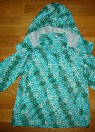 Куртка ветровка дождевик trespass на 2-3 года рост 92-98 см