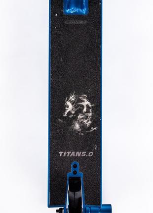Трюковый самокат crosser titan 4.7 с пегами (110mm)9 фото