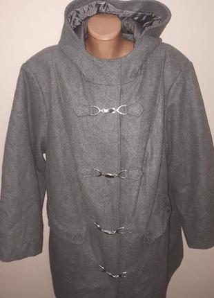 Шерсть пальто зима ulla popken