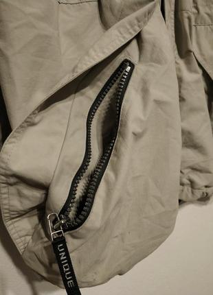 Xxl xl 54 52 сост нов unique куртка ветровка мужская бежевая zxc