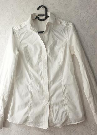Белая рубашка massimo dutti  трансформер