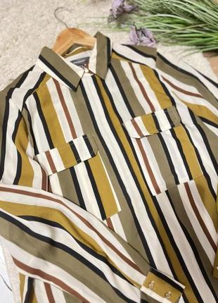 Рубашка блуза в полоску