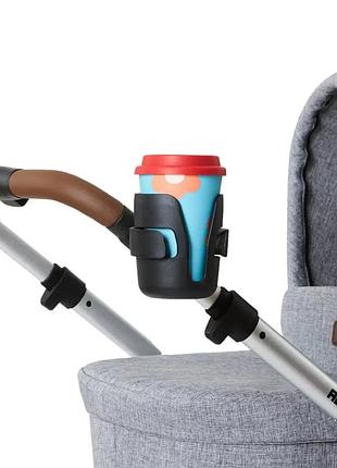 Подстаканник на детскую коляску abc design цвет серый (12001771601)