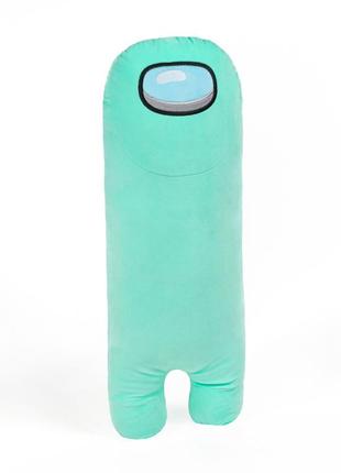 М'яка іграшка weber toys валик батон космонавт among us 60см м'ятний (wt7042)