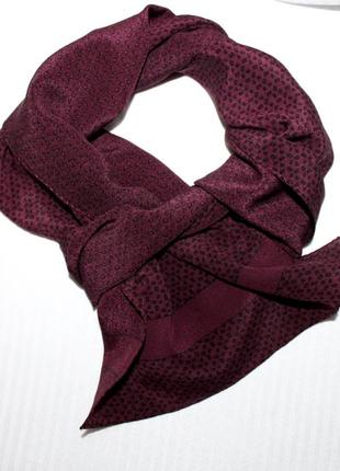 Воздушный тонкий шарф кашне 100% шёлк skanova2 фото