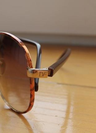 Дизайнерские солнцезащитные очки премиум качества diane von furstenberg sental 117s6 фото