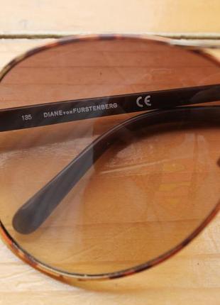 Дизайнерские солнцезащитные очки премиум качества diane von furstenberg sental 117s4 фото