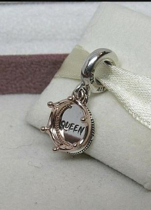 Оригинал шарм-подвеска пандора rose моя королева #788255