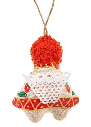 Сувенір текстильний ароматизований ванільний "янгол червень" ручної роботи, handmade етнічний декор2 фото