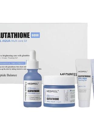 Зволожуючий набір з глутатіоном medi-peel glutathione hyal aqua multi care