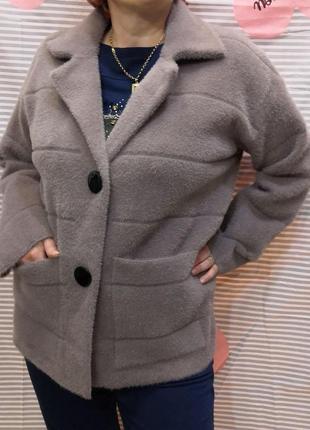 Куртка,альпака, размер универсальный 48-54, италия.1 фото