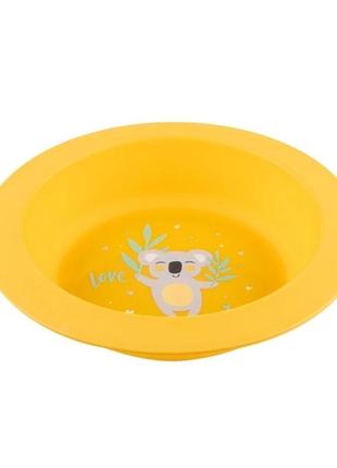 Набір посуду з 2х елементів exotic animals canpol babies жовтий (5903407565163)5 фото