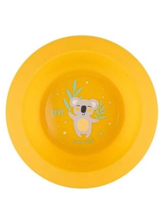 Набор посуды из 2х элементов exotic animals canpol babies желтый (5903407565163)3 фото