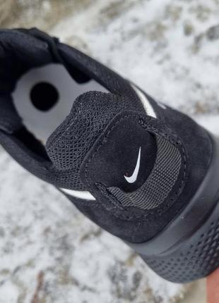 Nike vapor nxt мужские чёрные стильные кожаные кроссовки n-32 фото