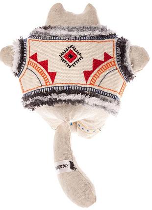 Сувенір ванільний ароматизований "кіт у вишитому кожушку " ручної роботи, handmade милий декор