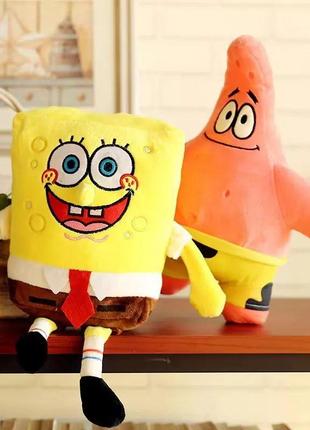 Мягкая игрушка спанч боб, плюшевая мягкая игрушка губка боб 85см. sponge bob square pants4 фото