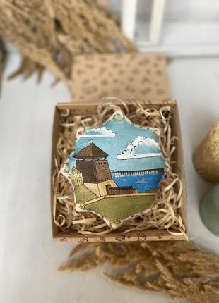 Сувенір - зірка текстильний ароматизований ванільний "запорізька січ" ручної роботи,...