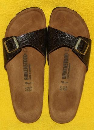 Босоніжки, сандалі, шльопанці, в'єтнамки, шльопанці birkenstock р. 41 устілка 26,5 см5 фото