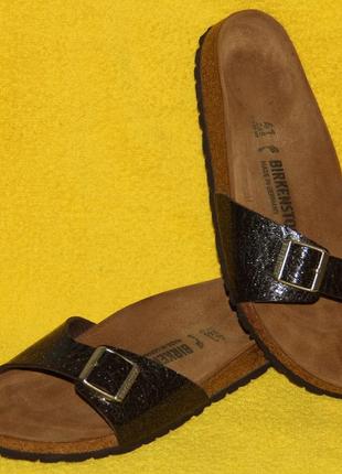 Босоніжки, сандалі, шльопанці, в'єтнамки, шльопанці birkenstock р. 41 устілка 26,5 см2 фото