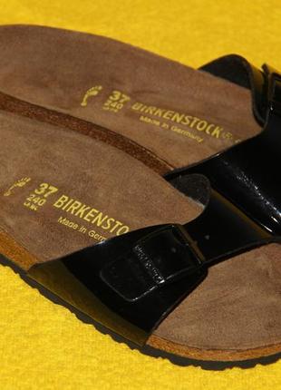 Босоніжки, сандалі, шльопанці, в'єтнамки, шльопанці birkenstock р. 37 устілка 23,5 см