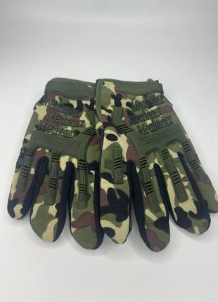 Тактичні рукавички військові із закритими пальцями. рукавички для військових мультикам3 фото