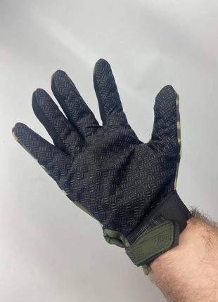Тактичні рукавички військові із закритими пальцями. рукавички для військових мультикам2 фото