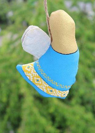 Сувенір ванільний ароматизований текстильний "янгол миру" ручної роботи, handmade...