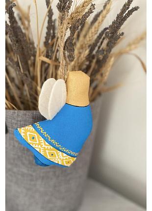 Сувенір ванільний ароматизований текстильний "янгол миру" ручної роботи, handmade...