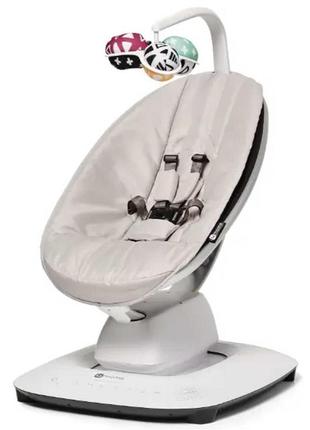 Укачивающий центр 4moms mamaroo 5.0 grey classic1 фото