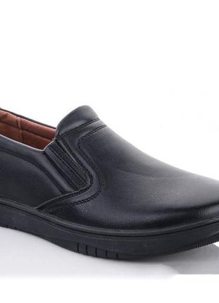 Туфли для мальчиков ufopp h2159/39 черный 39 размер1 фото