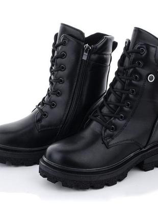 Демисезонные ботинки для девочек m.l.v. 707186/35 черный 35 размер