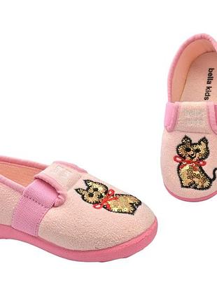 Тапочки домашние для девочек soylu sot2525/29 розовый 29 размер