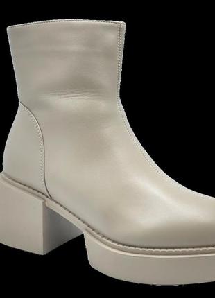 Зимние ботинки женские алена q14084/36 бежевый 36 размер