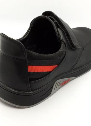 Туфлі для хлопчиків tom.m t9540-a/37 чорні 37 розмір5 фото