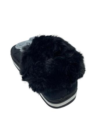 Тапочки домашние для девочек lion 65239r/29 черный 29 размер2 фото