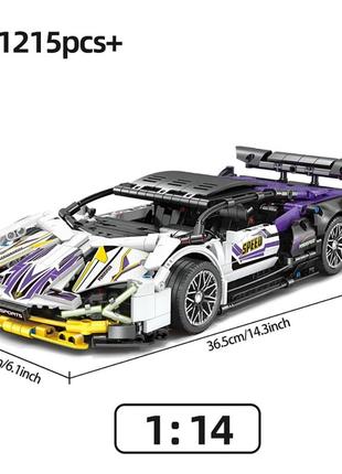 Конструктор 1215 деталей lamborghini, спортивна машина