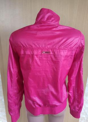 Легка рожева спортивна куртка вітровка adidas4 фото