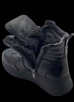 Зимние ботинки женские dora 1184б/36 черный 36 размер5 фото