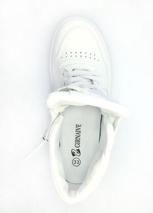 Демисезонные ботинки для мальчиков girnaive a2087-2/32 белый 32 размер3 фото