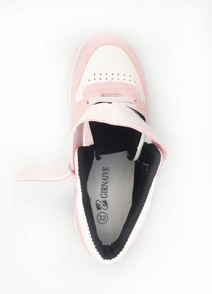Демисезонные ботинки для девочек girnaive ga24207/32 белый 32 размер4 фото