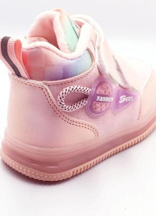 Демисезонные ботинки для девочек tom.m t9736-k/23 розовый 23 размер2 фото
