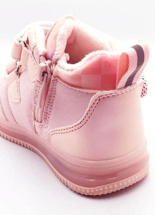 Демисезонные ботинки для девочек tom.m t9736-k/23 розовый 23 размер4 фото