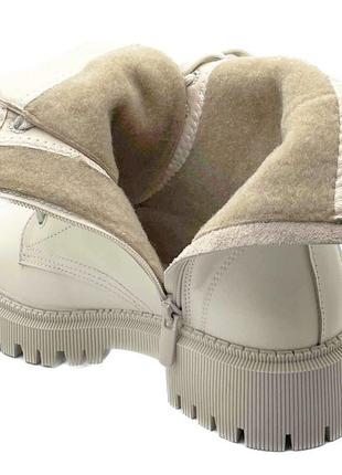 Демісезонні черевики для дівчаток jordan 6059k/34 бежеві 34 розмір5 фото