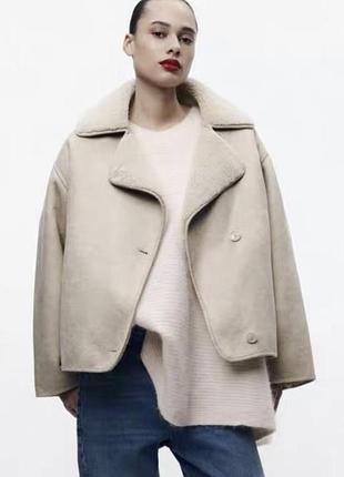 Дубленка zara