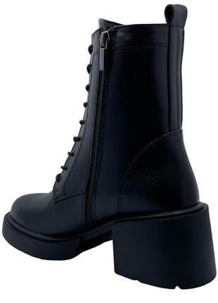 Демісезонні черевики жіночі arcoboletto 312-312ar/38 чорні 38 розмір3 фото