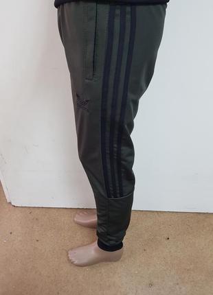 Спортивний костюм adidas трикотаж весна літо хакі олімпійка і штани